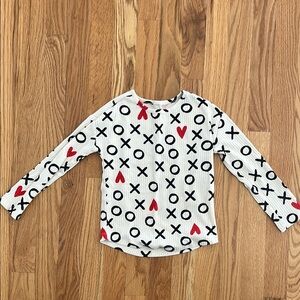 Hanna Andersson valentines long sleeve tee